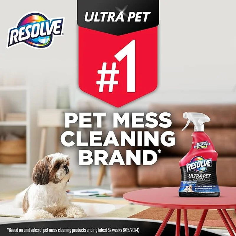 Ultra Pet Carpet Cleaner Spray for Removal of Pet Stains & Odors, 32 Oz