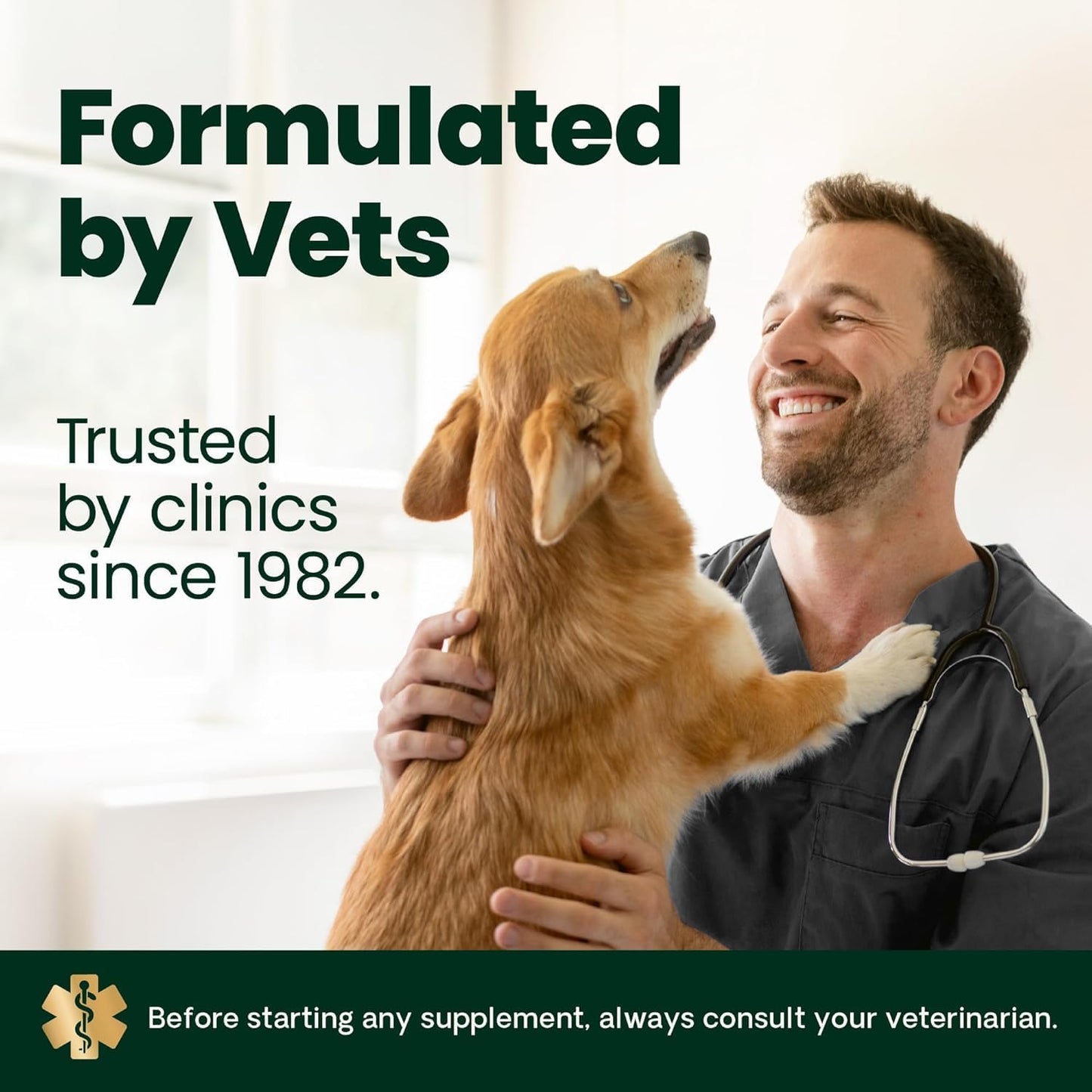 Ultimate Strength Healthy Hip & Joint Chewable Tablets, Glycoflex Glucosamine, Chondroitin and Green-Lipped Mussel Joint Supplement for Dogs, Soothe Joint Discomfort, Chicken, 120 Count