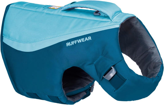 , Float Coat Dog Life Jacket, Premium Buoyancy Swim Vest with Lift Handle, Secure Fit & Reflective Trim, Adjustable Flotation for Swimming, Boating, & Outdoor Adventures, Deep Blue, Small