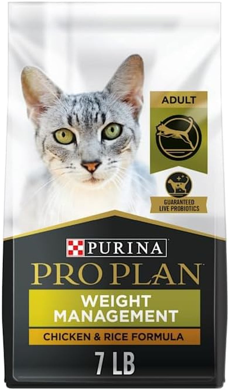 Purina Pro Plan Weight Management Chicken and Rice Adult Formula Dry Cat Food