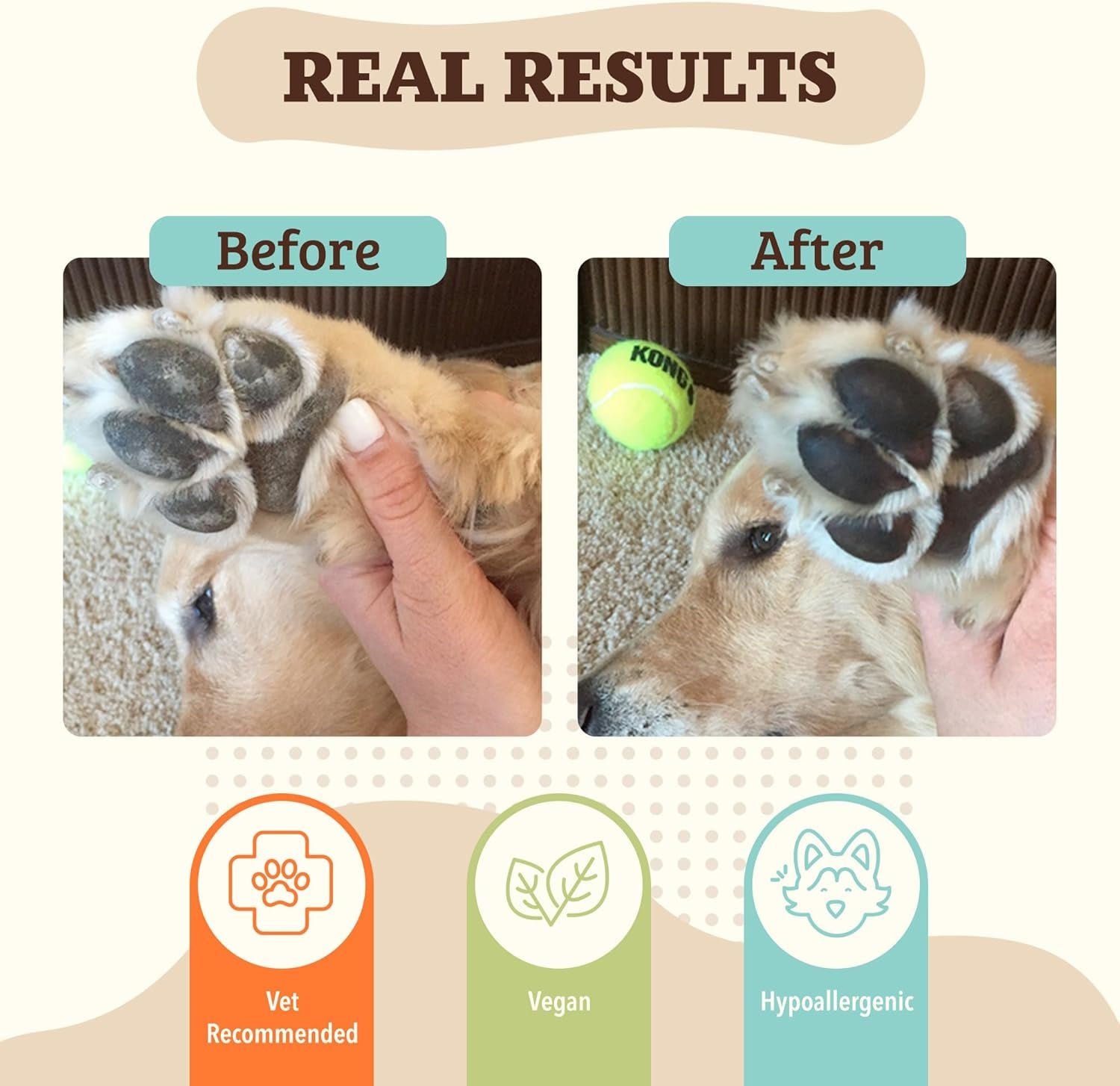 Pawtection Dog Paw Wax – Dog Paw Protection for Hot Pavement, Sand, Asphalt & Trails, Waxy Barrier Balm for Summer Walks, Hiking Days, Non-Toxic, and Lick Safe, 0.15 Oz Stick
